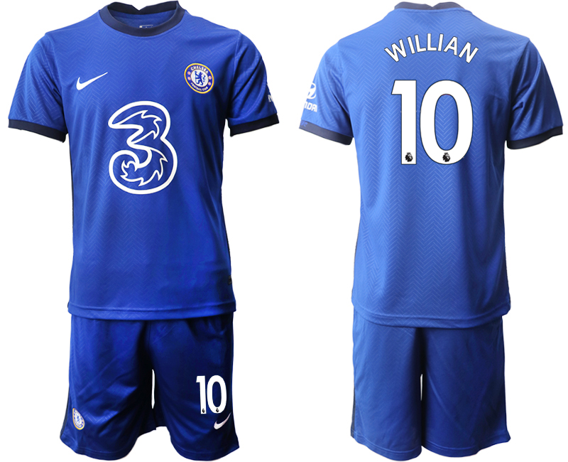 Men 2020-2021 club Chelsea home #10 blue Soccer Jerseys->chelsea jersey->Soccer Club Jersey